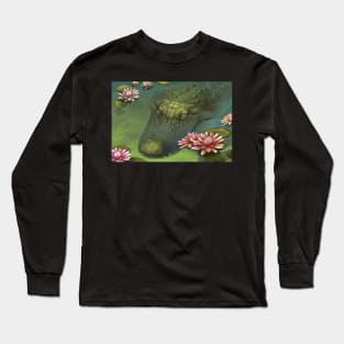 Hidden beauty in the lilys Alligator Long Sleeve T-Shirt